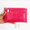 PU Leather Slim Wallet Fashion Solid Color Zipper Coin Purse Credit Card Holder Lychee Pattern Clut 7