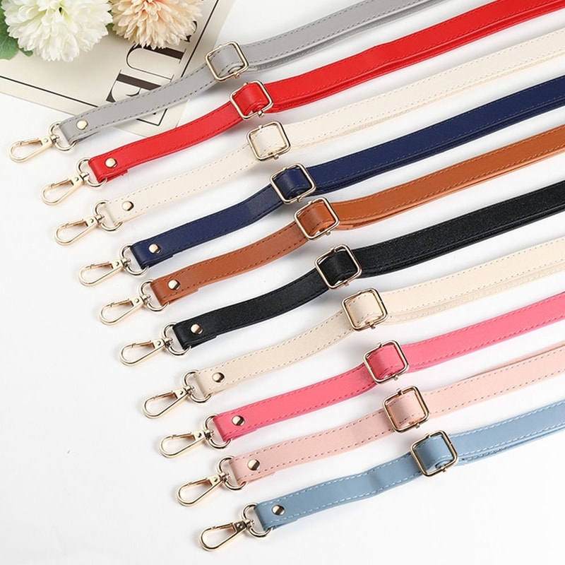 Crossbody Bag Strap Leather Shoulder Handle, Buckle Bag Accessories, Handbag Replacement Belt