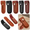 High Quality Leather Sheath Holder Knife Sheath Holster Fold Knife Tool Belt Loop Case For Outdoor 2