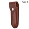 High Quality Leather Sheath Holder Knife Sheath Holster Fold Knife Tool Belt Loop Case For Outdoor 10