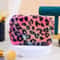 Fashion Leopard Print Makeup Bag High Quality Large Capacity Zipper Toiletry Bag Portable Plush Tra 3