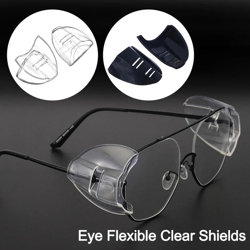 Fashion Eye Flexible Clear Shields Side Safety Goggles Glasses Anti Fog Protection For Women And Me 1