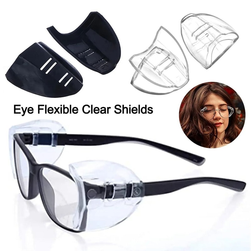 Fashion Eye Flexible Clear Shields Side Safety Goggles Glasses Anti Fog Protection For Women And Me 4