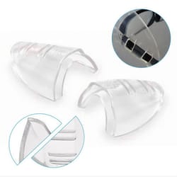 fashion eye flexible clear shields side safety goggles glasses, anti fog protection, for women and men