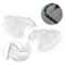 Fashion Eye Flexible Clear Shields Side Safety Goggles Glasses Anti Fog Protection For Women And Me 0