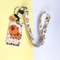 Cute New Capibala Cartoon Printing Slide Card Case, Waterproof ABS, Anti Loss Card Sleeve, Student Cute Card Holder