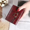 Vintage Women Wallet Short Leather Small Purse Mini Female Fashion Card Holder Coin Purse 0