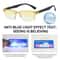 Smart Automatic Zoom Eyeglasses For Men And Women AntiBlue Light Frameless Optical Computer Eyewear 5