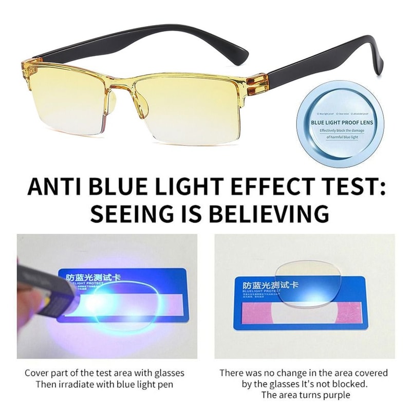Smart Automatic Zoom Eyeglasses For Men And Women AntiBlue Light Frameless Optical Computer Eyewear 5
