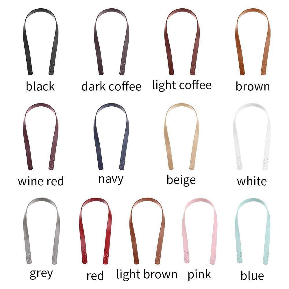 Detachable Bag Belt PU Leather Handle, Shoulder Bag DIY Replacement, Handbag Strap Band Gift Box Handle
