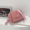 Corduroy Striped Crossbody Bag Solid Colour Shoulder Bags Adjustable Strap For Casual Wear 8