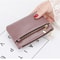 Leather Coin Purse for Women, Mini Change Purse with Zipper Pouch, Key Chain Holder & Card Holder Wallet