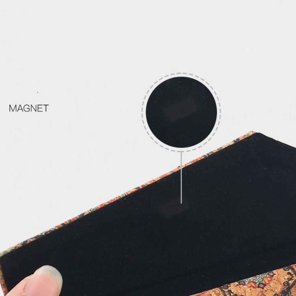 Retro Totem Folding Triangle Glasses Case Portable Travel Storage Box For Women Stylish Sunglasses 3