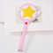 Cute Anime Star Magic Wand Card Bag with Wings, Cosplay Card Cover Holder, Subway Card Holder, Gift for Girls