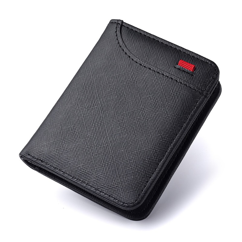 Multiple Pockets Mens Soft PU Leather Wallet Vintage Thin Card Holder 7