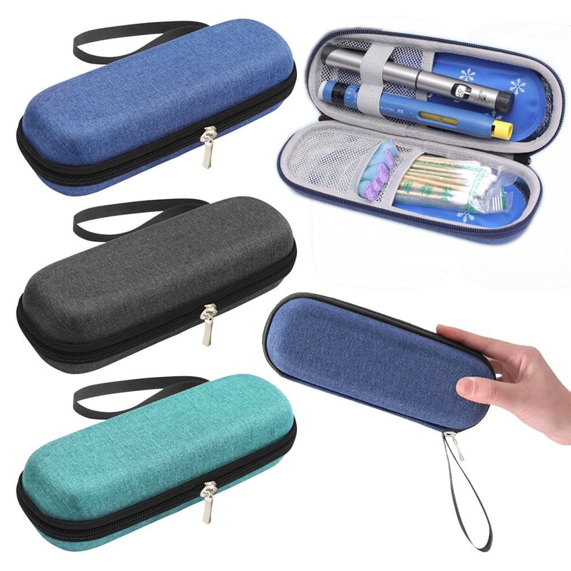 Oxford Waterproof Insulin Cooling Bag Diabetic Travel Case Thermal Insulated Pill Protector 0