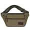 Men's Canvas Crossbody Bags with Multi-Pockets Storage, Chest Shoulder Bag, Large Capacity Waist Pack