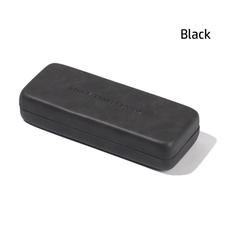 Portable Retro Steel Leather Glasses Case Waterproof Hard Eyeglass Case Spectacle Case For Men Wome 10