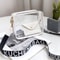 Women Transparent Crossbody Bag Candy Color Letter Fashion Shoulder Bag PVC Transparent Jelly Bag W 9