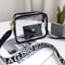 Women Transparent Crossbody Bag Candy Color Letter Fashion Shoulder Bag PVC Transparent Jelly Bag W 10
