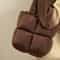 Puffy Shoulder Bag Quilted Nylon Handbag Soft Cotton Shopping Tote 3