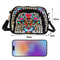 Ethnic Style Women Shoulder Bag, Vintage Zipper Floral Embroidered Travel Pouch