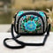 Ethnic Style Women Shoulder Bag, Vintage Zipper Floral Embroidered Travel Pouch