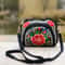 Ethnic Style Women Shoulder Bag, Vintage Zipper Floral Embroidered Travel Pouch