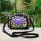Ethnic Style Women Shoulder Bag, Vintage Zipper Floral Embroidered Travel Pouch