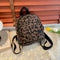 Fashion Vintage Leopard Print Mini Rucksack Bag Large Capacity Travel Backpack Womens Shoulder Bag 6