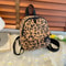 Fashion Vintage Leopard Print Mini Rucksack Bag Large Capacity Travel Backpack Womens Shoulder Bag 8