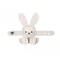 Adjustable Cute Cartoon Bunny Bag Pendant, PU Leather DIY Bag Charm, Solid Color Decoration