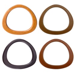 d-shaped wooden bag handle ring, handbag handles replacement, diy purse accessories