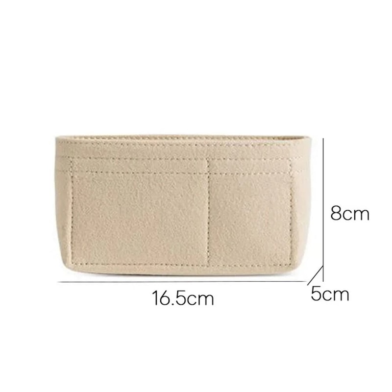 Portable MultiPocket Bag Organizer For Longchamp Mini Bag Felt Handbag Liner Insert For Easy Storag 5