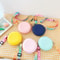 Children Silicone Crossbody Bag Rainbow Donut Small Handbag Baby Girl Adjustable Strap 1