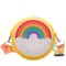 Children Silicone Crossbody Bag Rainbow Donut Small Handbag Baby Girl Adjustable Strap 6