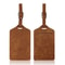 Portable Leather Luggage Tag Travel Suitcase Name Address ID Holder
