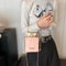 Pearl Waist Bag With Fashion Chain Vintage PU Leather Crossbody Bag 1