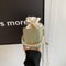 Pearl Waist Bag With Fashion Chain Vintage PU Leather Crossbody Bag 6