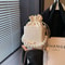Pearl Waist Bag With Fashion Chain Vintage PU Leather Crossbody Bag 8