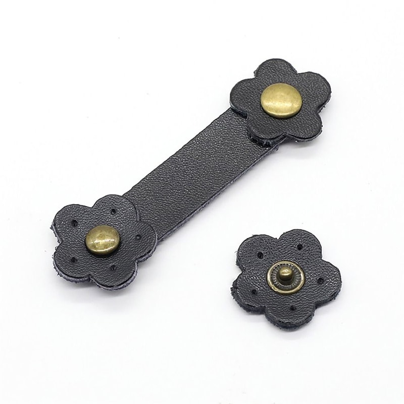 Vintage Sew on Leather Bag Buckles, Multi-colour Purse Fasteners for DIY Handbags