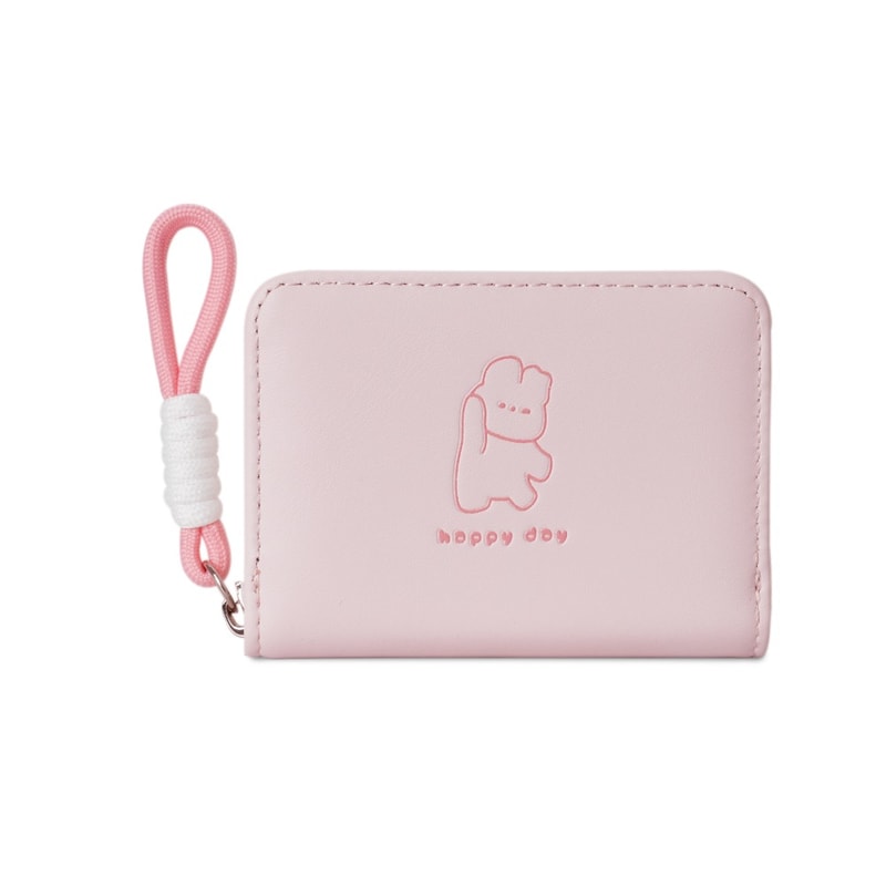Cute Cartoon Women Wallet Bear Rabbit Cat PU Leather Coin Purse Short Wallet for Everyday Use