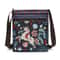 Women Square Small Canvas Embroidered Phone Shoulder Bag Retro Ethnic Style Crossbody Messenger Handbags for Travel