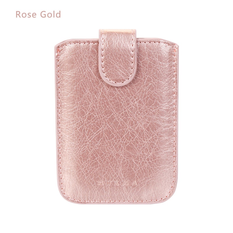 Universal Phone Card Holder with 5 Card Pockets, PU Leather Wallet for Men and Women