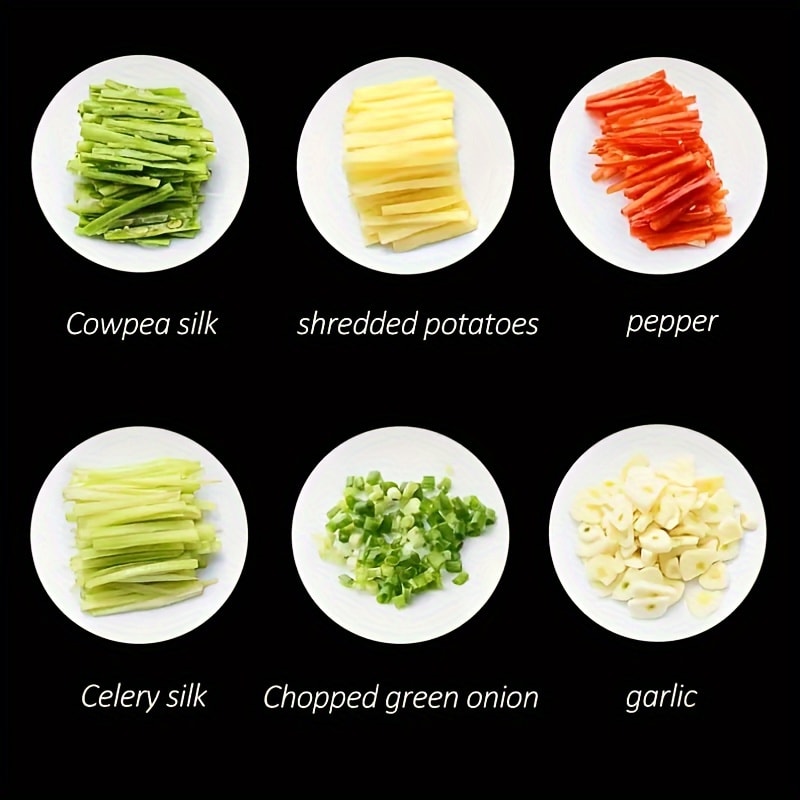 Stainless Steel Vegetable Garlic Cutter, Speedy Chopper for Green Onion and Kitchen Tools