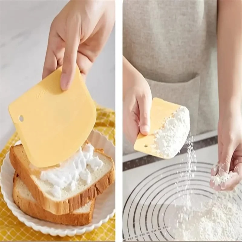 Plastic Dough Cutter Spatula for Cake, Pizza, Bread, Pastry, Bakery Kitchen Tools