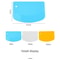 Plastic Dough Cutter Spatula for Cake, Pizza, Bread, Pastry, Bakery Kitchen Tools