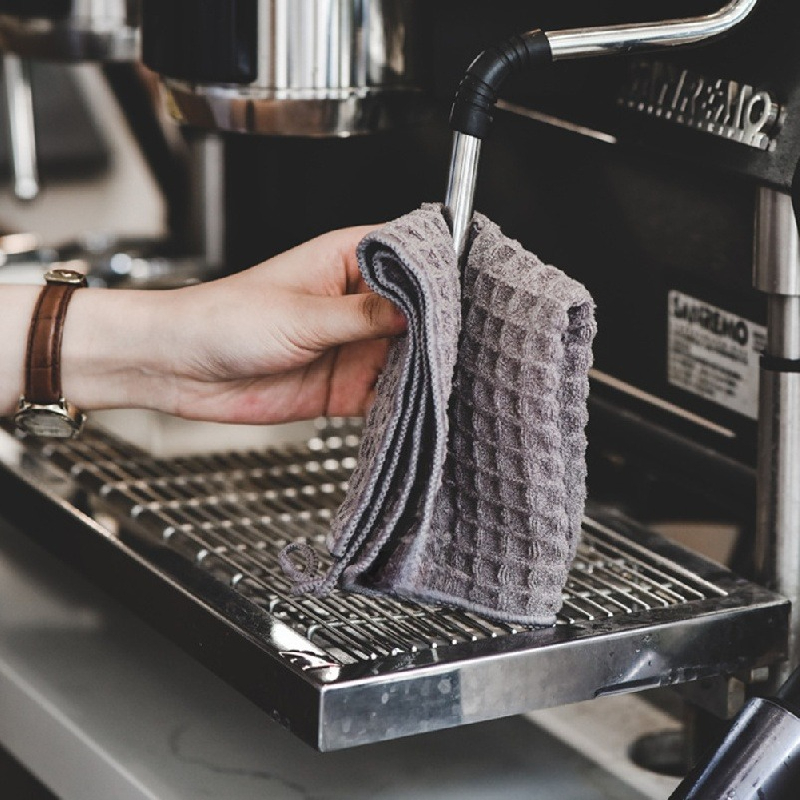 Absorbent Microfiber Cleaning Cloth Towel for Coffee Bar Kitchen, Coffee Machine Cleaning Towel