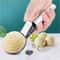 Stainless Steel Ice Cream Scoops DualPurpose Watermelon Spoon Fruit Ball Scoop Tool 0