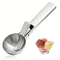 Stainless Steel Ice Cream Scoops DualPurpose Watermelon Spoon Fruit Ball Scoop Tool 1